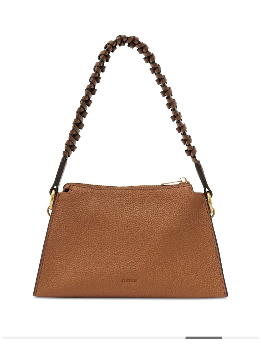 REISS Women’s Suede & Leather Shoulder Bag - Picture 4 of 11